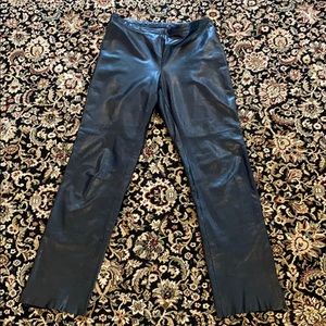 Ann Taylor 100% all leather pants